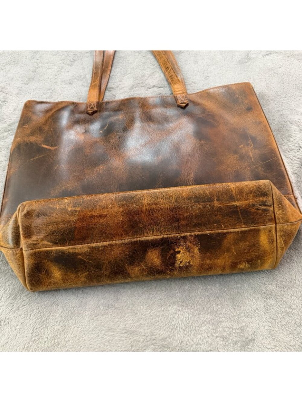 Kodiak Brown Leather Juneau Tote Large Shoulder Bag - Picture 4 of 9